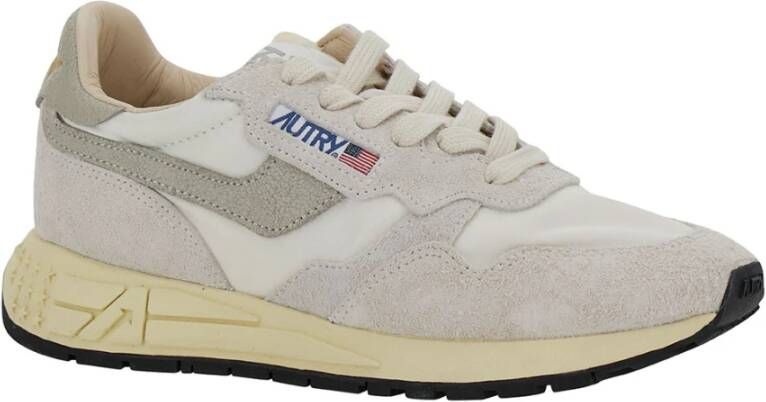 Autry Reelwind Sneakers Vintage-geïnspireerde Prestatieschoenen Beige Heren