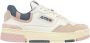 Autry Witte lage sneakers van leer en suède Multicolor Dames - Thumbnail 1