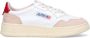 Autry Witte Lage Top Sneakers met Rode Tag White Dames - Thumbnail 5