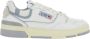 Autry Witte lage top logo patch sneakers White Heren - Thumbnail 1