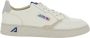 Autry Witte Lage Top Sneakers van Leer met Logo Patch White Heren - Thumbnail 1