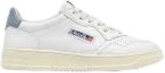 Autry Witte Leren Lage Sneakers