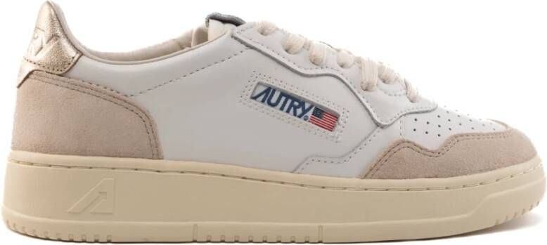 Autry Witte Leren Lage Sneakers