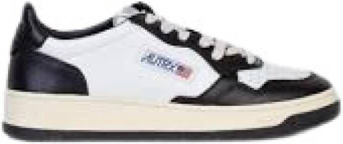 Autry Witte Leren Lage Sneakers