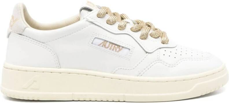 Autry Witte Leren Lage Sneakers