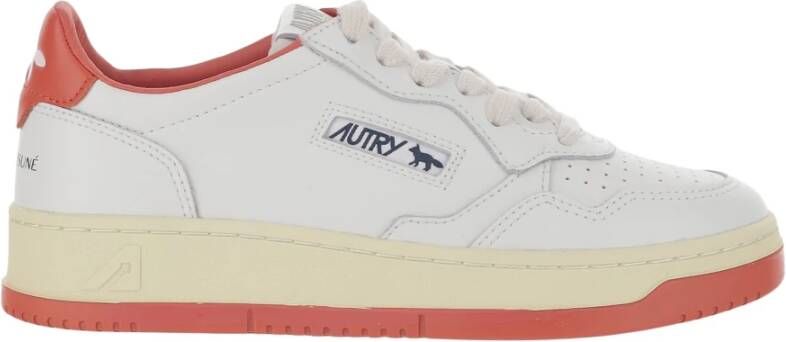 Autry Witte Leren Lage Sneakers - Foto 2