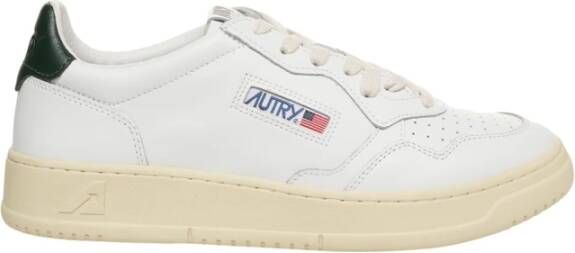 Autry Witte Leren Lage Sneakers