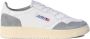 Autry Witte leren lage sneakers met grijze suède details Gray Heren - Thumbnail 10