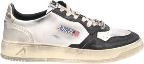 Autry Witte Leren Lage Sneakers White Dames