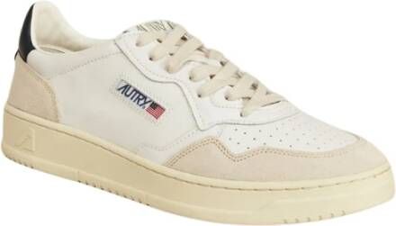 Autry Witte leren lage sneakers White Heren