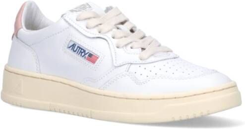 Autry Witte Leren Sneakers met Iconische Achterzak White Dames - Foto 12