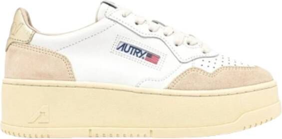 Autry Witte Leren Medalist Sneakers