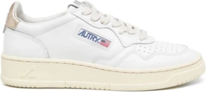 Autry Witte Leren Medalist Sneakers