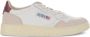 Autry Witte Leren Sneaker met Bourgondische Details - Thumbnail 1