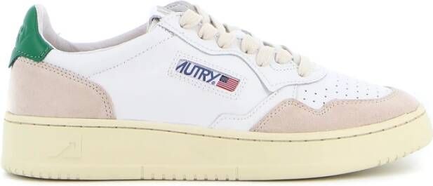 Alexander mcqueen Low-Top Sneakers White Oversized Leather Sneakers in wit
