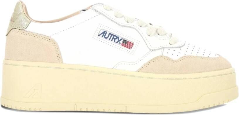 Autry Witte Leren Sneakers