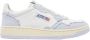 Autry Witte Leren Sneakers met Blauwe Stof Multicolor Dames - Thumbnail 3
