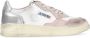 Autry Witte Leren Sneakers met Contrasterende Details White Dames - Thumbnail 1