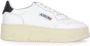 Autry Witte Leren Sneakers met Geperforeerde Details White Dames - Thumbnail 1