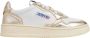 Autry Witte Platina Leren Sneakers Vintage-geïnspireerd Wit Dames - Thumbnail 101