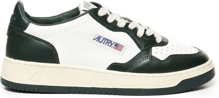 Autry Witte Leren Lage Sneakers