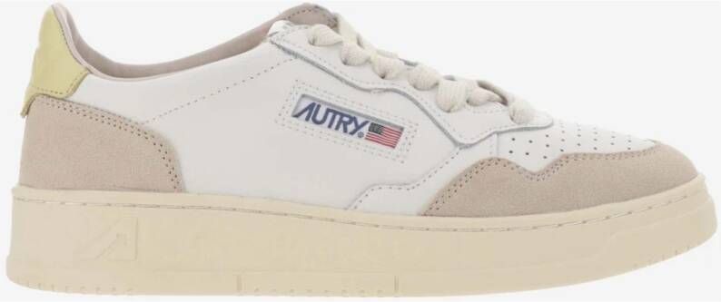 Autry Lage Top Leren en Suède Sneakers Meerkleurig Heren