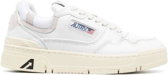 Autry Moderne CLC Sneakers met Levendig Basketbal-geïnspireerd Ontwerp White