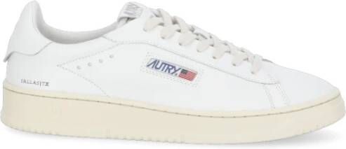 Autry Witte Action Low Top Sneakers van Kalfsleer White Heren