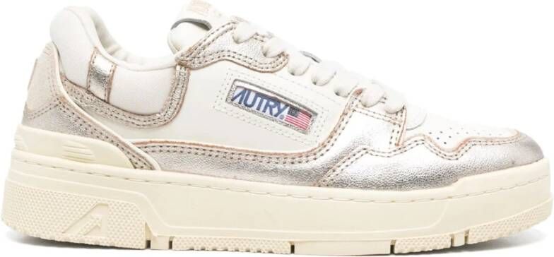 Autry CLC sneaker van leer met metallic details