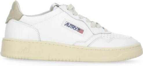 Autry Witte Leren Sneakers met Logodetails