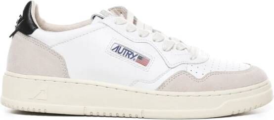 Autry Witte Sneakers met Color Block Design White Heren