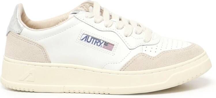 Autry Witte tennissneakers met suède inzetstukken White Dames - Foto 9