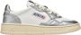 Autry Witte Leren Sneakers met Zilveren Accenten Multicolor Dames - Thumbnail 1