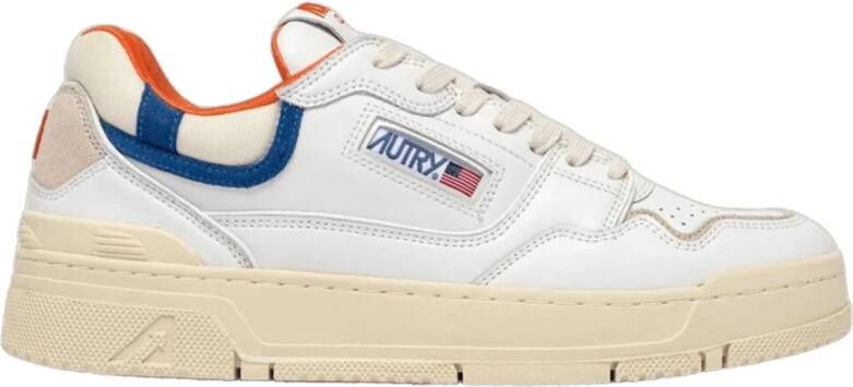 Autry Witte Leren Sneakers met Zool White Heren