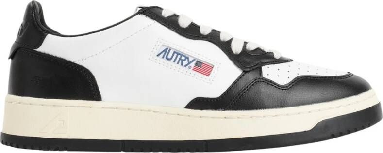Autry Witte Leren Sneakers Multicolor Heren