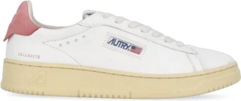 Autry Witte Leren Sneakers voor Dames White Dames