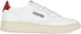 Autry Witte Leren Sneakers met Geborduurd Logo White Dames - Thumbnail 1