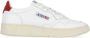Autry Witte leren sneakers met geborduurd logo White Dames - Thumbnail 1
