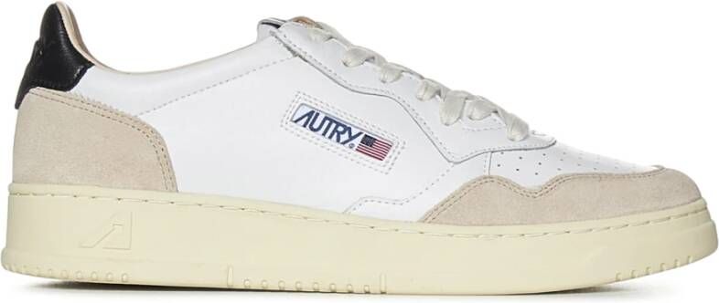 Autry Witte Leren Sneakers voor Mannen