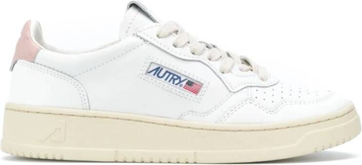 Autry Witte Leren Sneakers met Iconische Achterzak White Dames - Foto 9