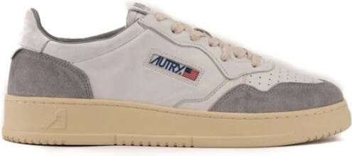 Autry Witte Leren Sneakers White Heren