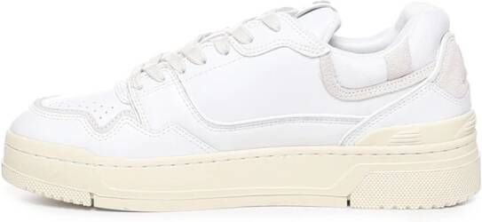 Autry Witte Leren Sneakers Wit Heren