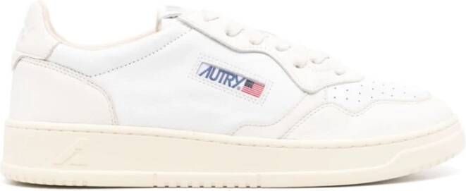 Autry Witte Medalist Leren Sneakers White
