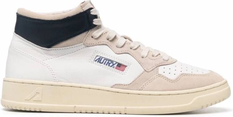 Autry Witte Medalist Mid Sneakers Multicolor Heren