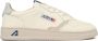 Autry Witte Lage Top Sneakers van Leer met Logo Patch White Heren - Thumbnail 5