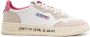Autry Vintage Stijl Lage Top Leren Sneakers in Wit Zand Roze White Dames - Thumbnail 34