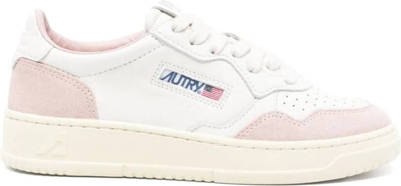 Autry Witte Medalist Sneakers Pink Dames