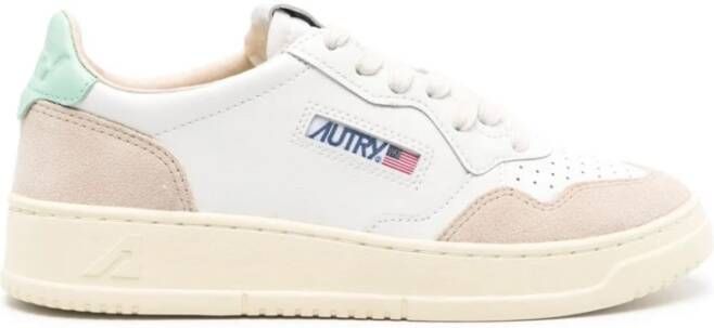 Autry Witte Medialist Sneakers Logo Patch Multicolor Dames