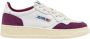 Autry Witte Paarse Leren Sneakers - Thumbnail 1