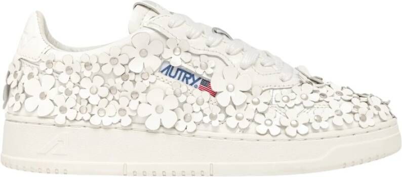 Autry Witte Patent Bloem Sneaker - Foto 2